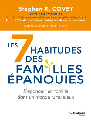 cover image of Les 7 habitudes des familles épanouies